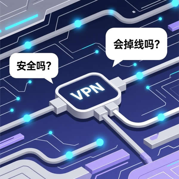 快连app下载安全吗？使用过程中会掉线吗？