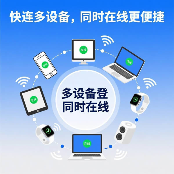 快连支持多设备登录吗？能同时在线使用吗？